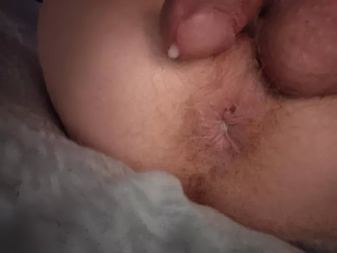 cream pie my own ass ;). little drip out