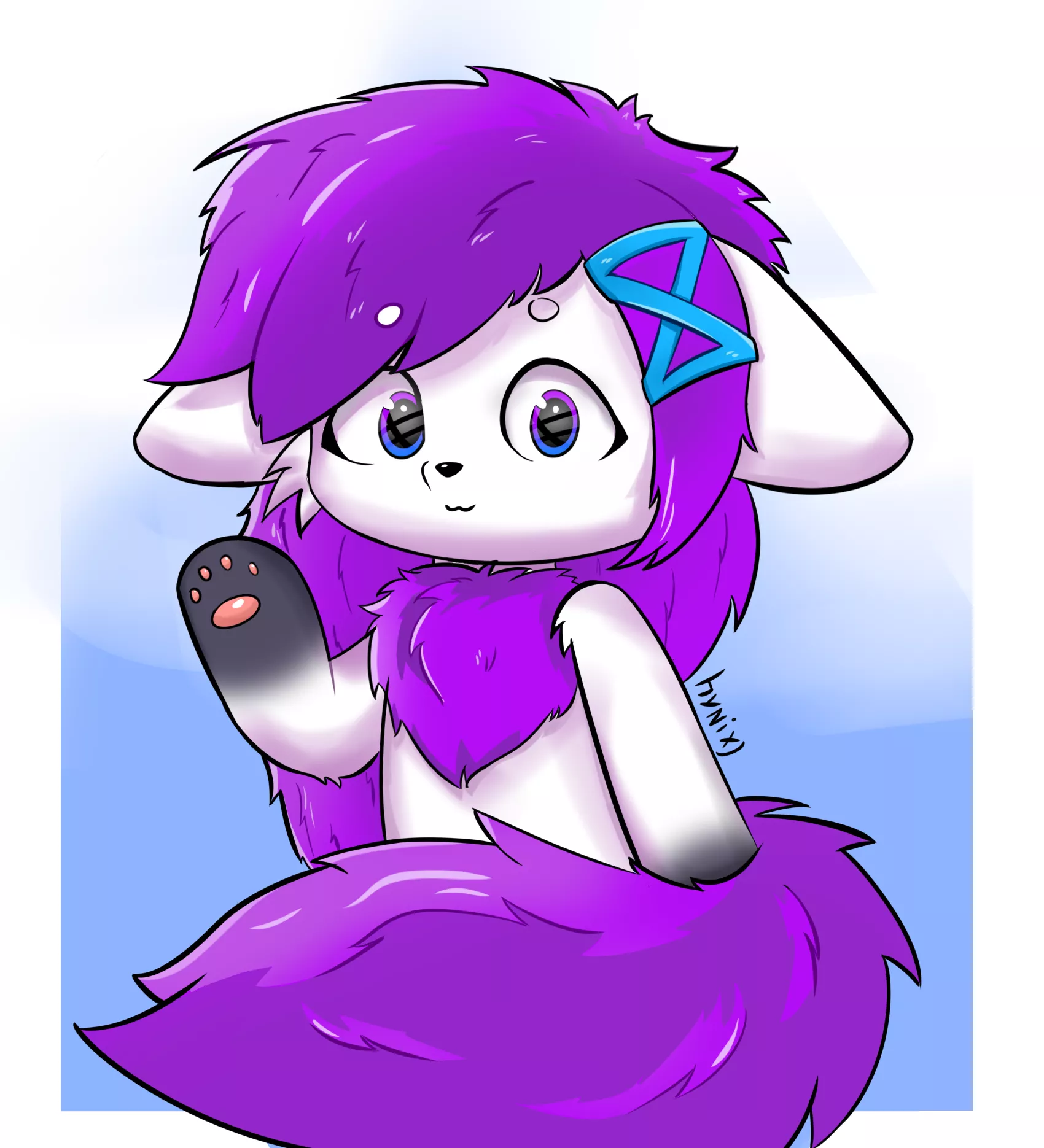 cutie @milezy_f💜 by @hyn1x on twitter :3