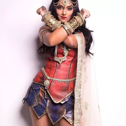 Deepika Mutyala cosplay as Indian Wonder Woman