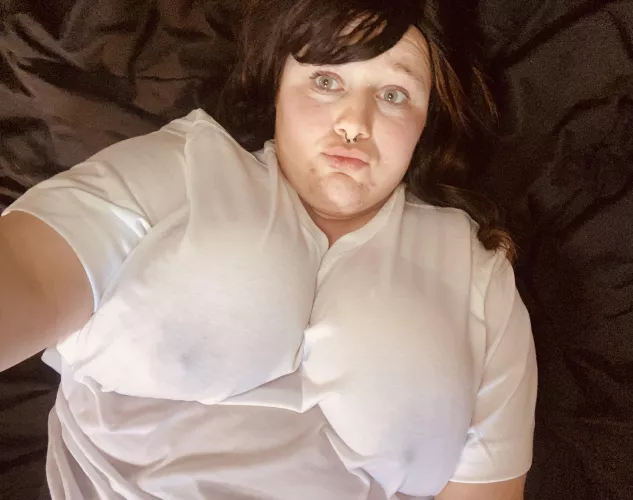 First time in a wet T shirt contest. I won of course 😉