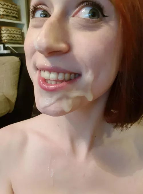 Happy Weekend! I hope you appreciate my cum smile 💦😁