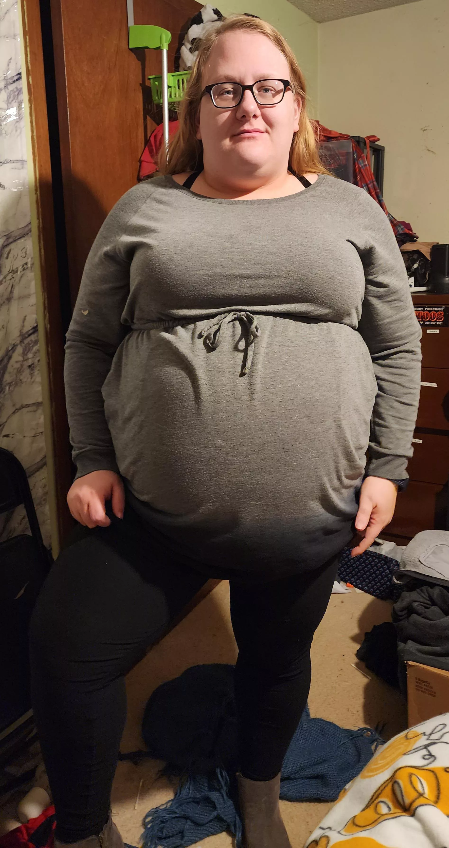 He took me out last night, I'm recovering today