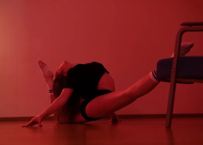 I can sit like this while you enjoy my splits ;)