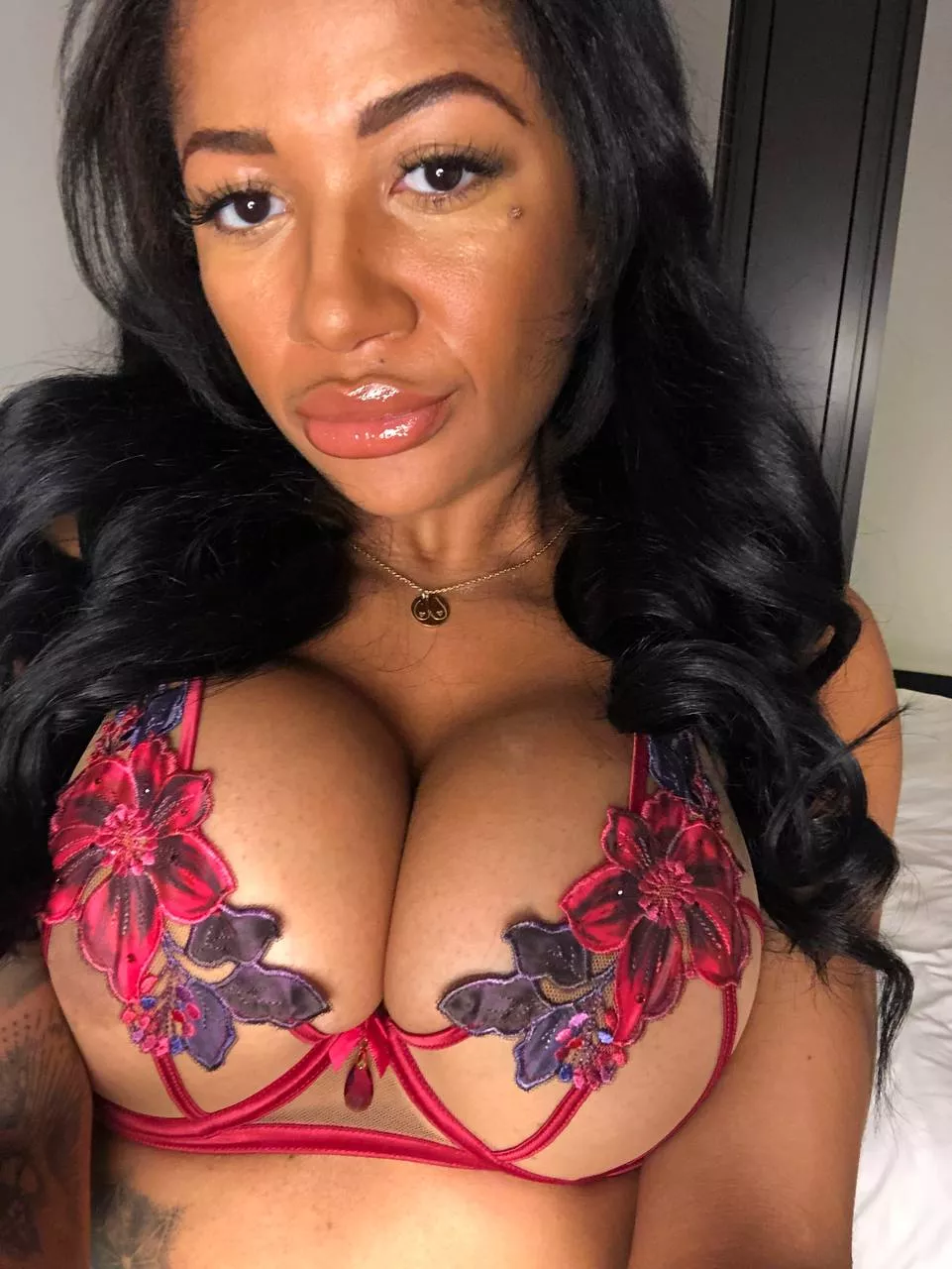 I want to mash my tits in your face.