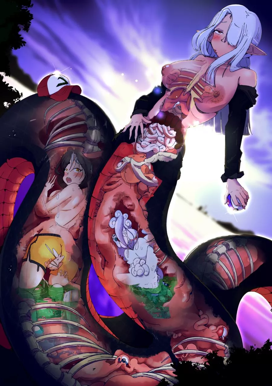 {Image} Mako Early Retirement [3/4] (pokemon vore) By JamKat