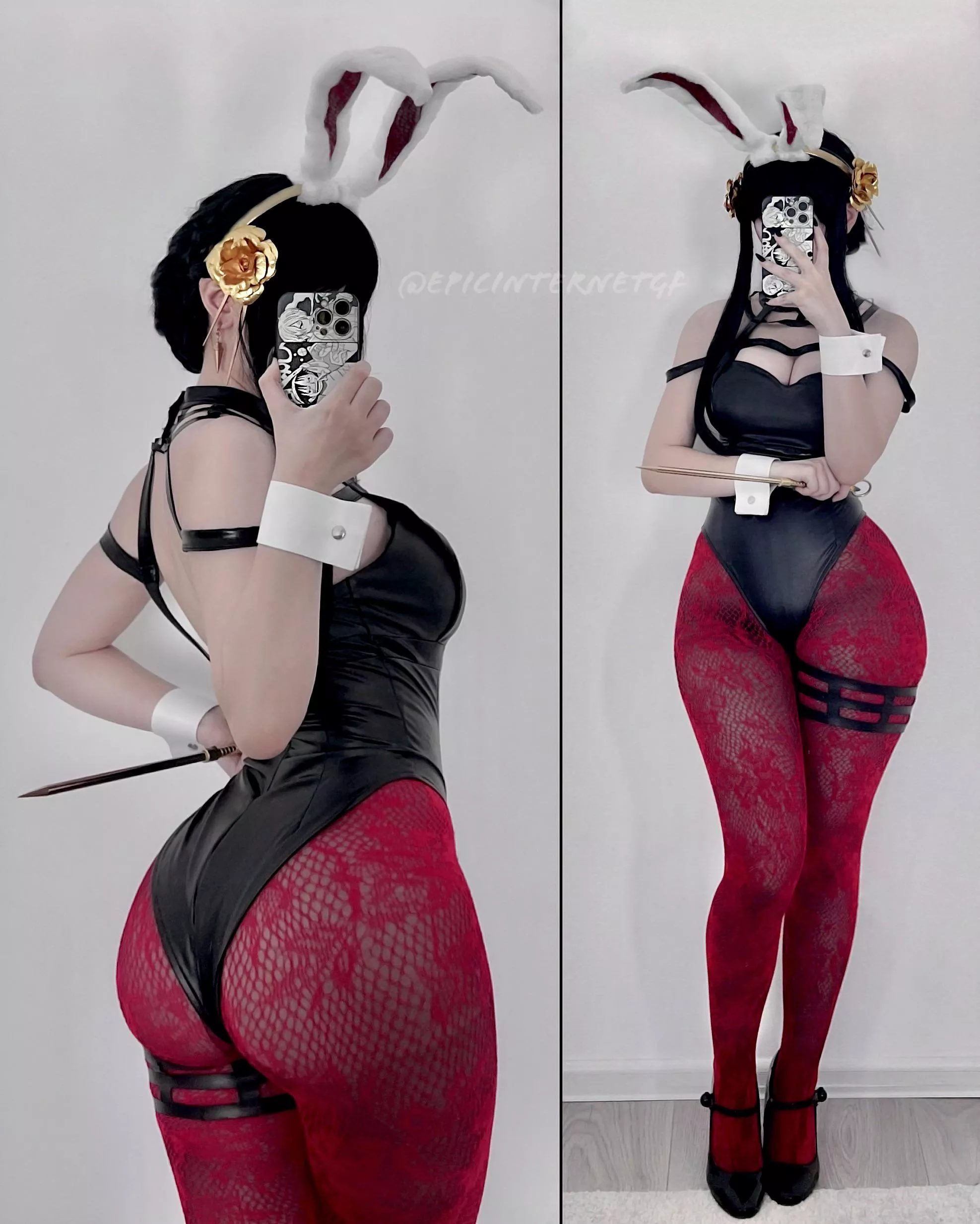 interested in some bunnygirl Yor Forger cosplay? c;