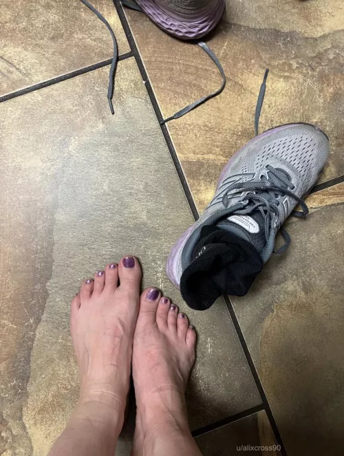 Just ran 3 miles…so pink & sweaty!