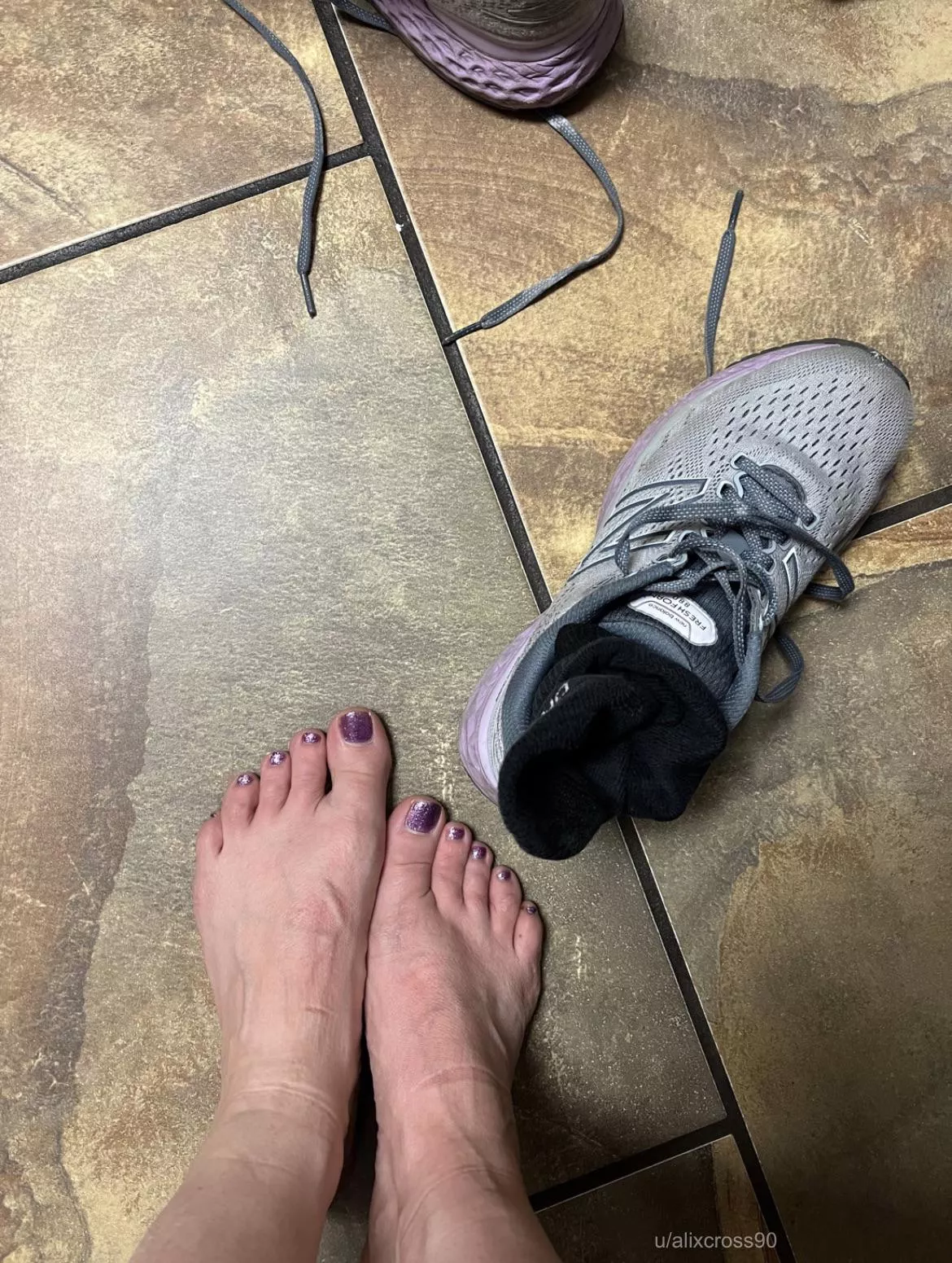 Just ran 3 miles…so pink & sweaty!