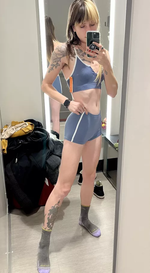 Just showing off in a cute set