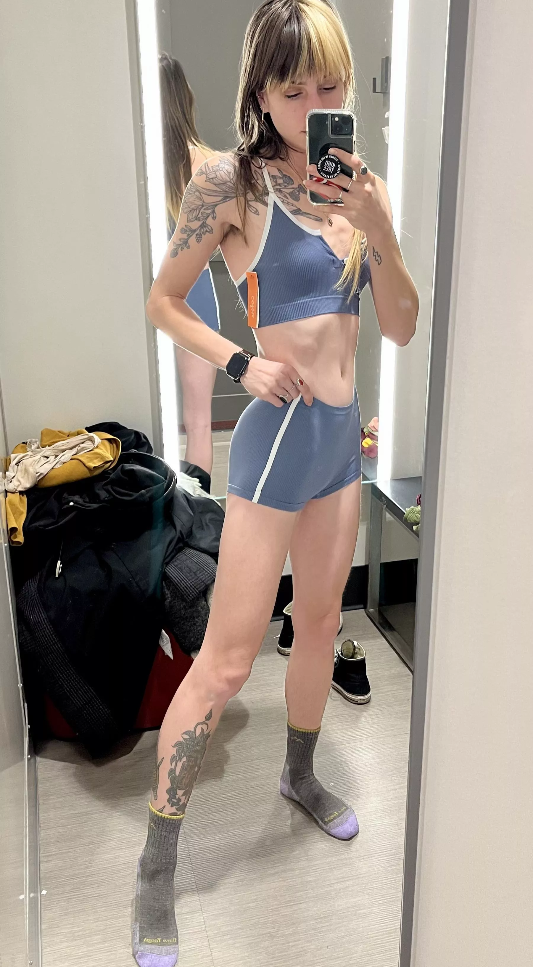 Just showing off in a cute set