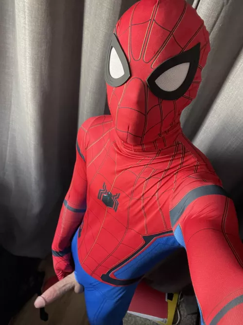 Just your friendly neighborhood web slinger! 😈🕷️💦