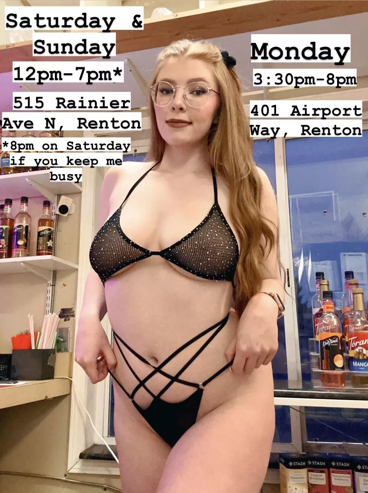 @maybaebarista Lots of chances to see me in the next few days 🖤