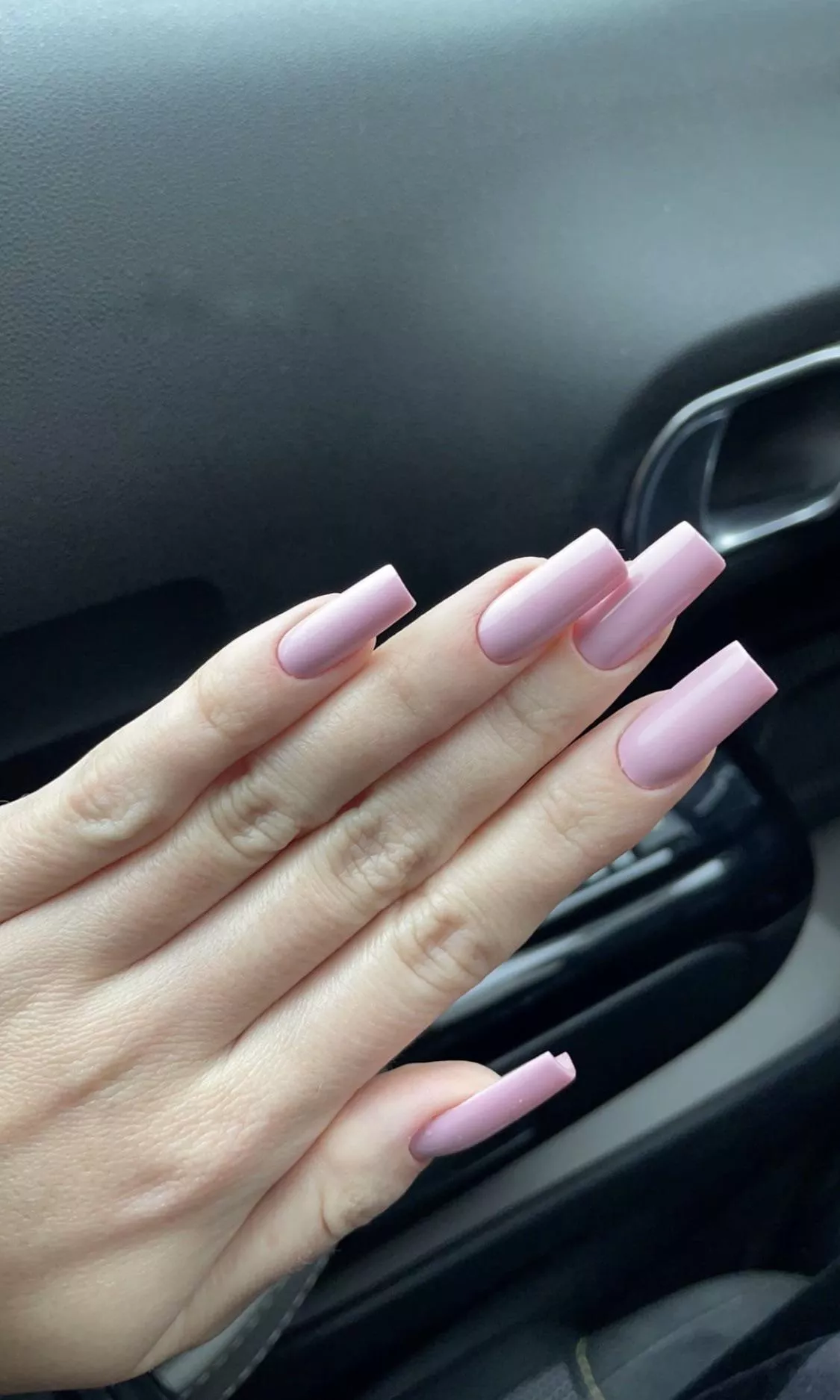 My gf’s perfect long nails. Text me for more