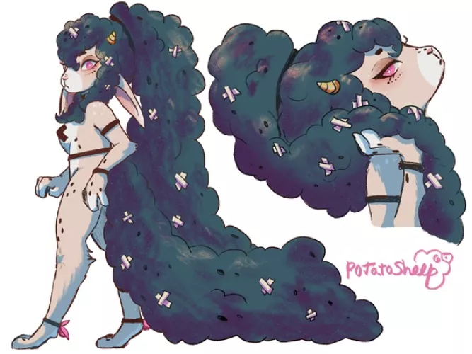 My hybrid of Bunny+Sheep~!