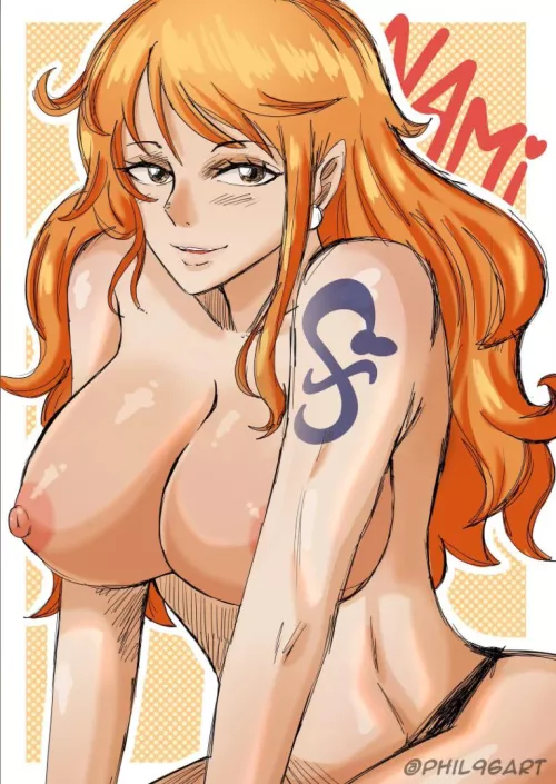 Nami with tits out