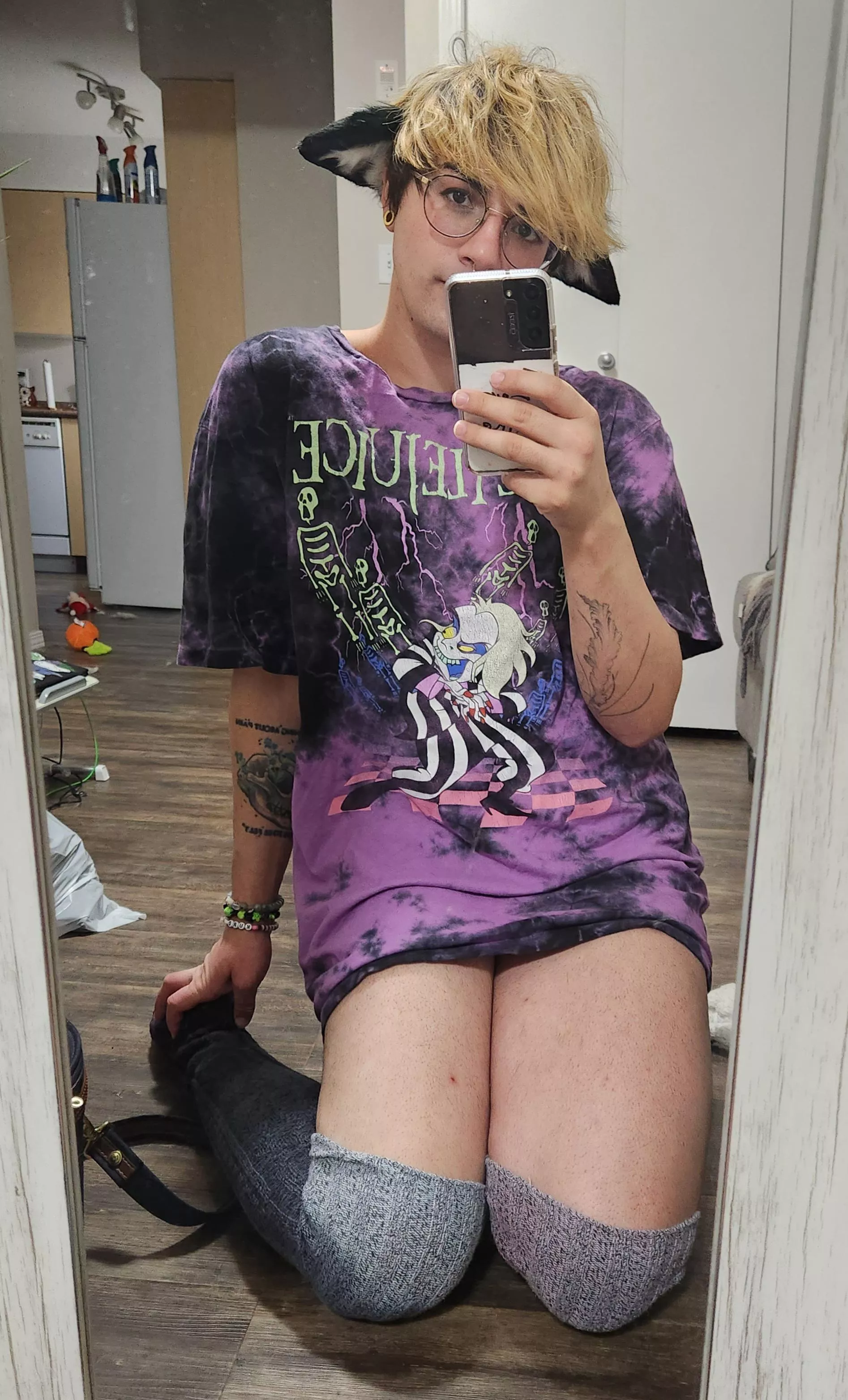 New cute ears I got 🐑💕✨️