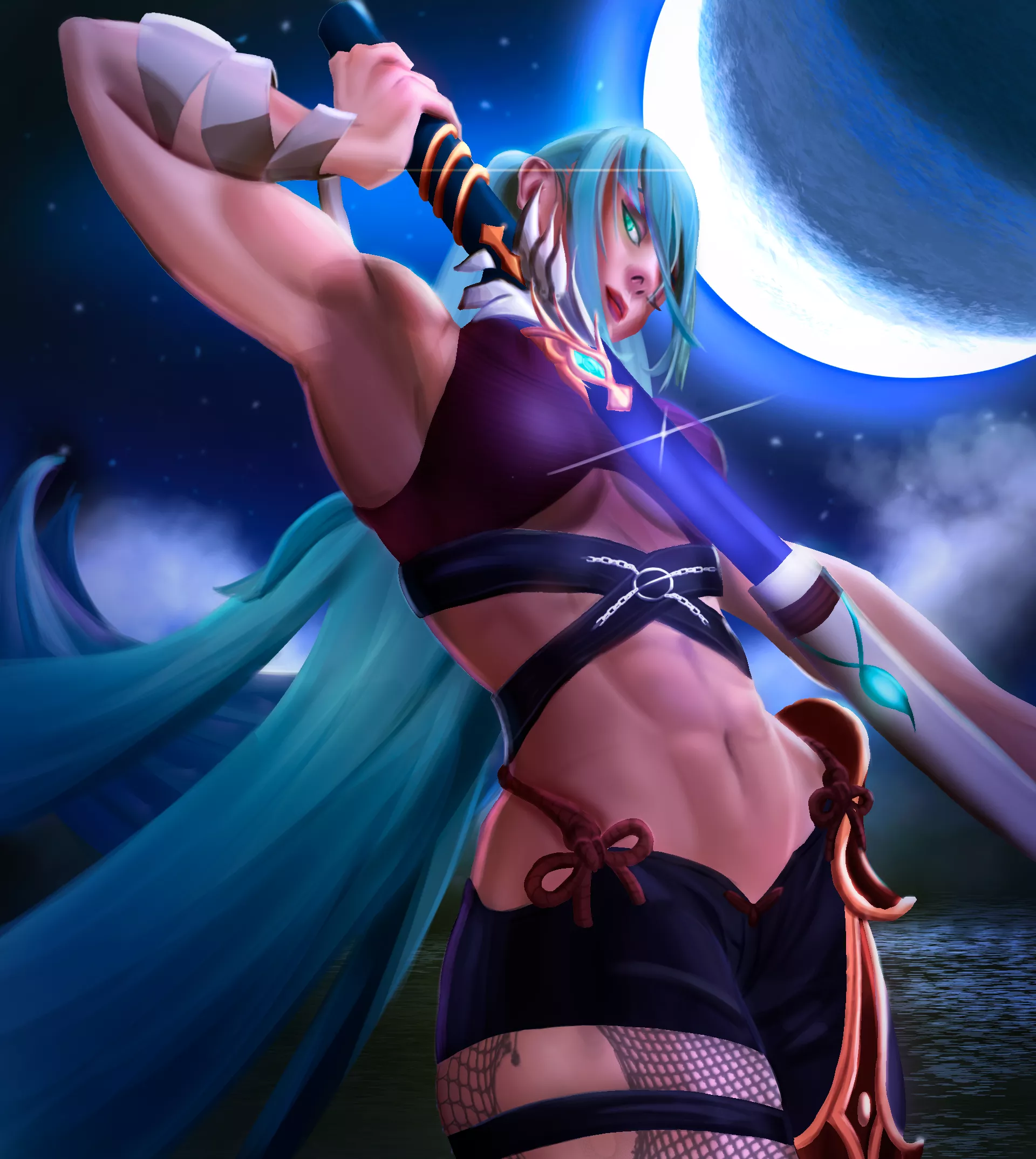 [OC] In the silence of the night, Iryal approaches (MaxGalore)