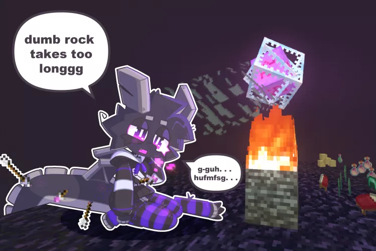 oh shit steve ded (art by me @fridgenstuffs on twitter)