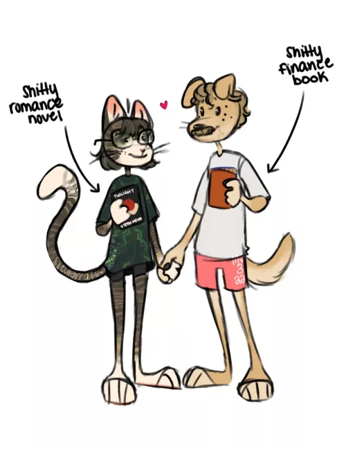 Opposites attract! (Art by me, @sswewrrattt on all platforms!)