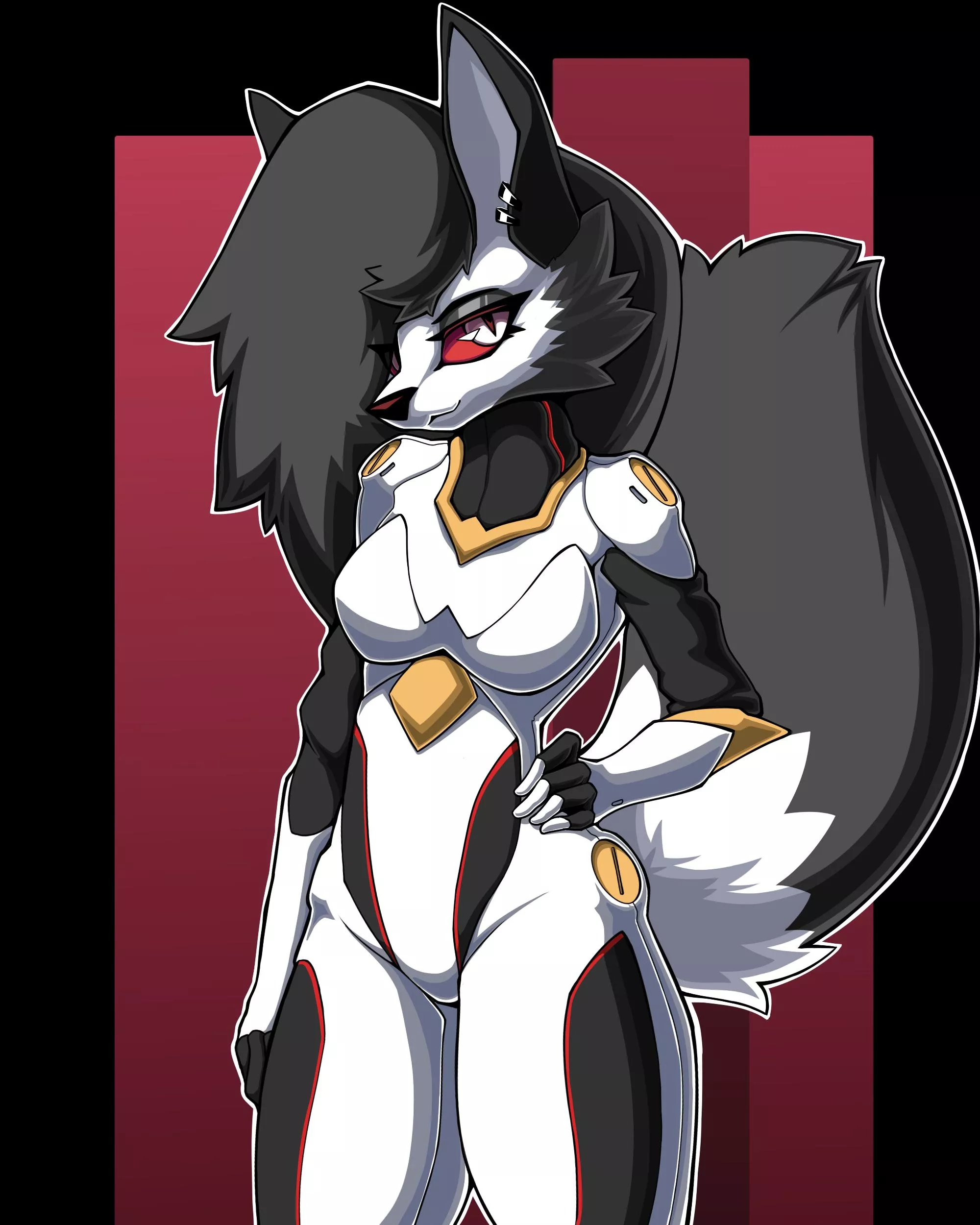 Plugsuit Loona | Art by me (@RondoniteC on Twitter)