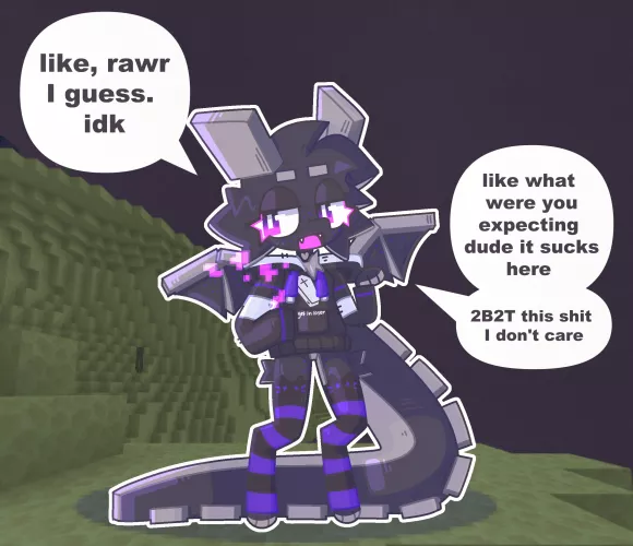 rawr (art by me @fridgenstuffs on twitter)