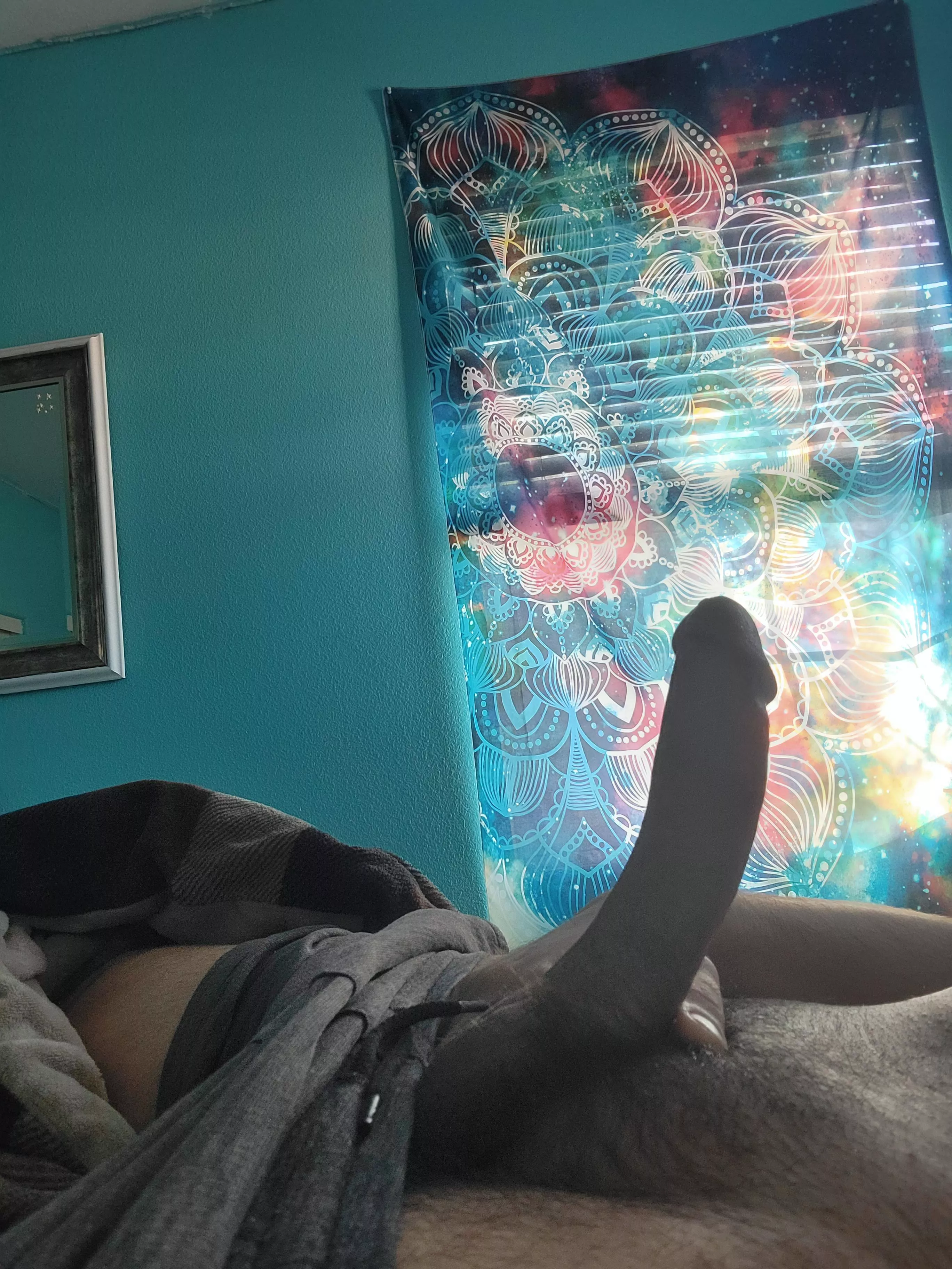 silhouette of my morning wood😫