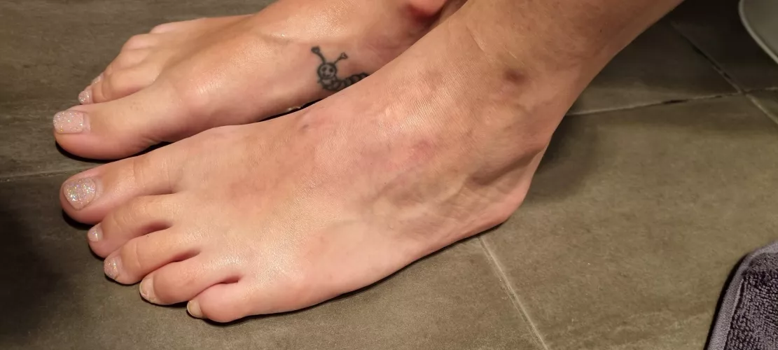 Straight out of the shower😉