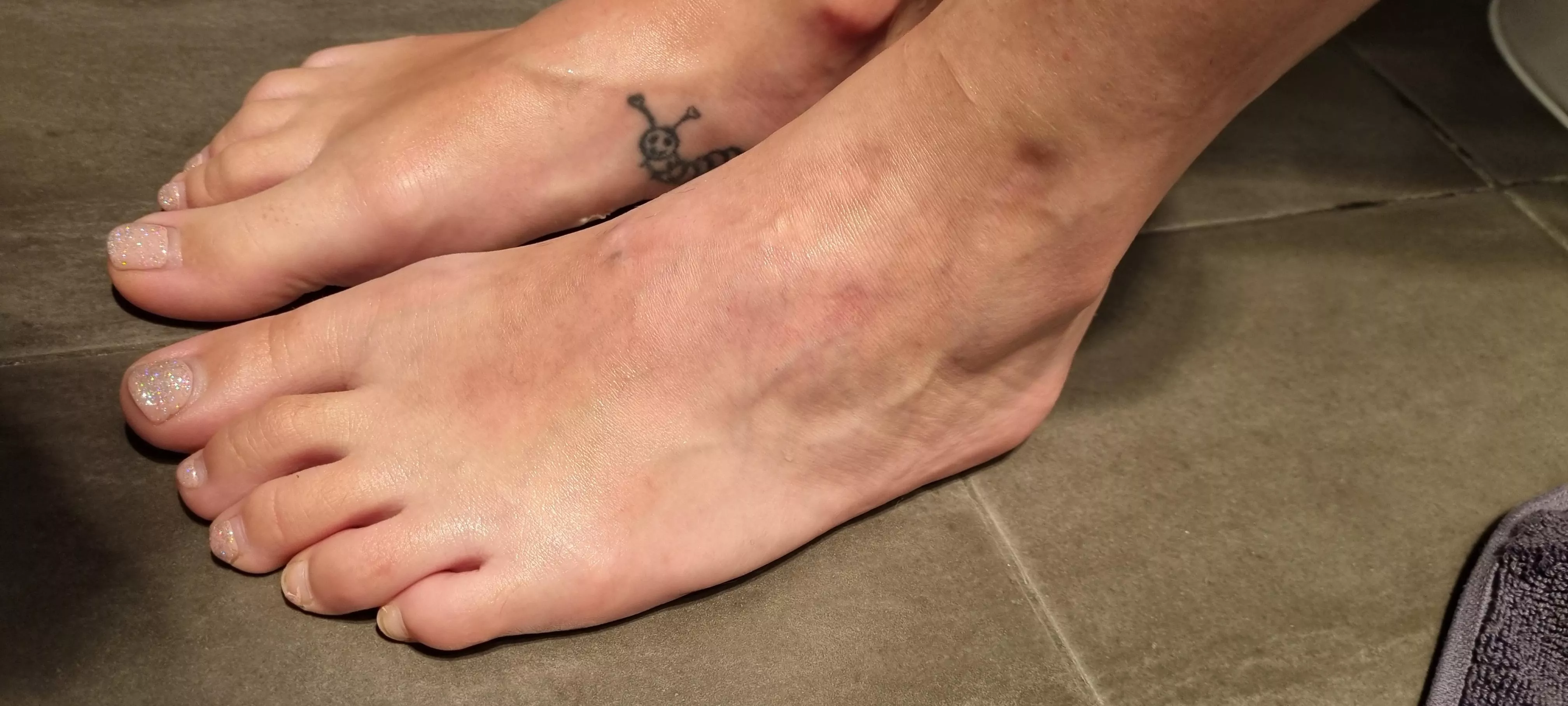 Straight out of the shower😉