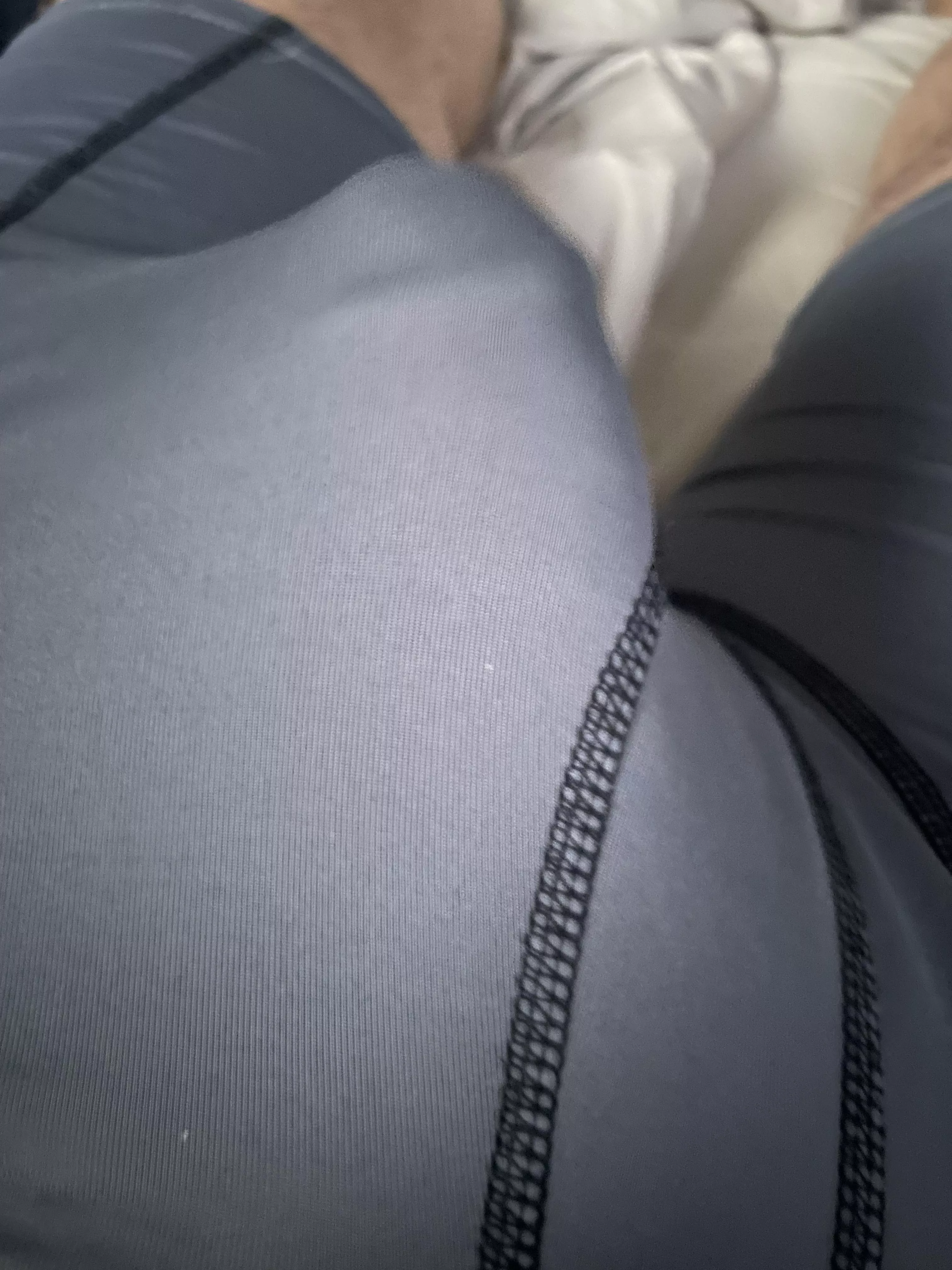 Suspected you were staring but the lip bite confirmed it.