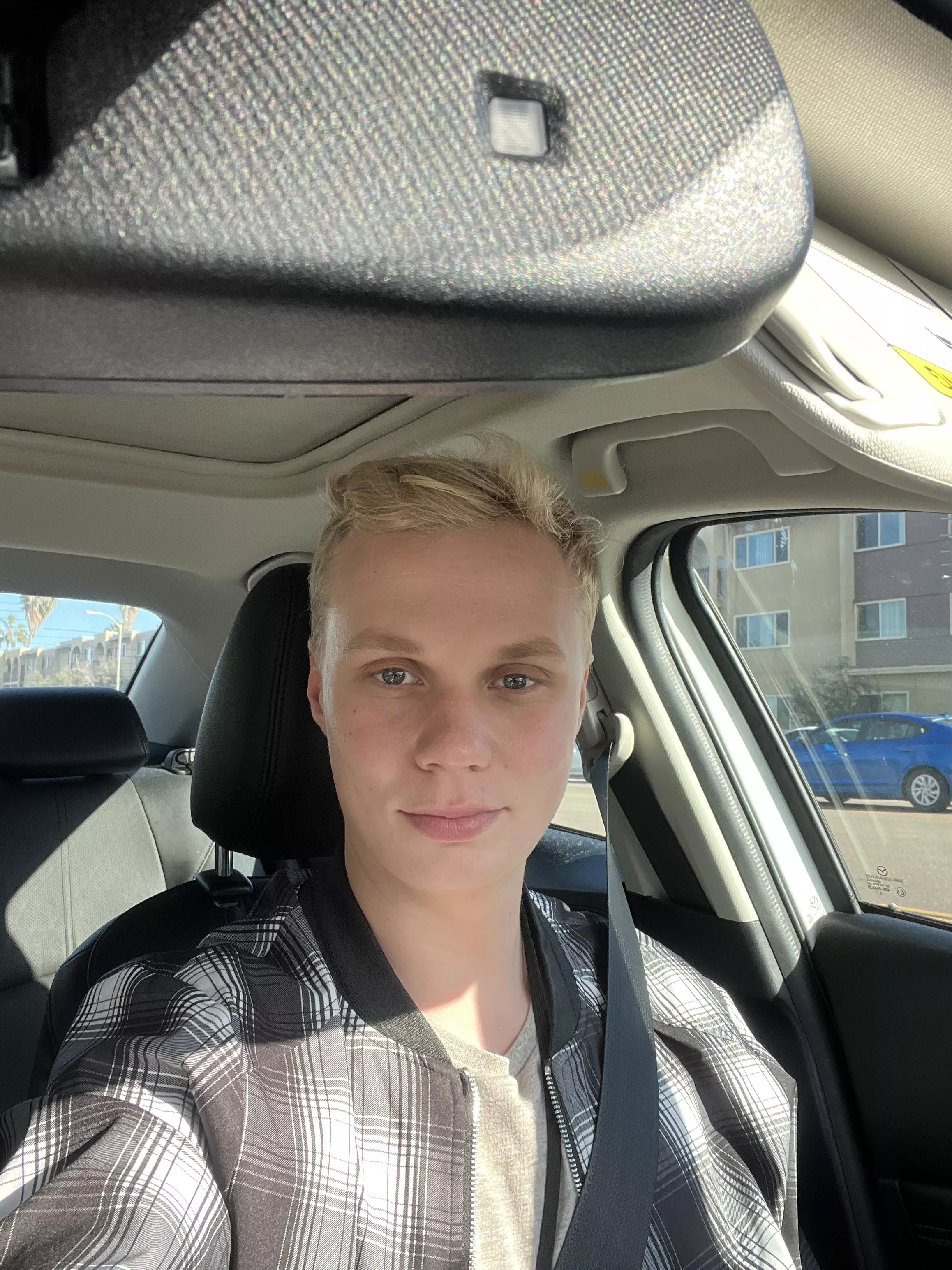 Tired after work TGIF selfie