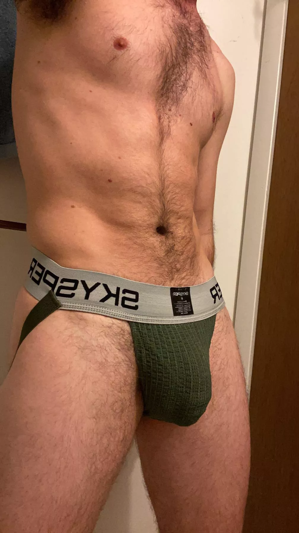 Tryin on my new jock