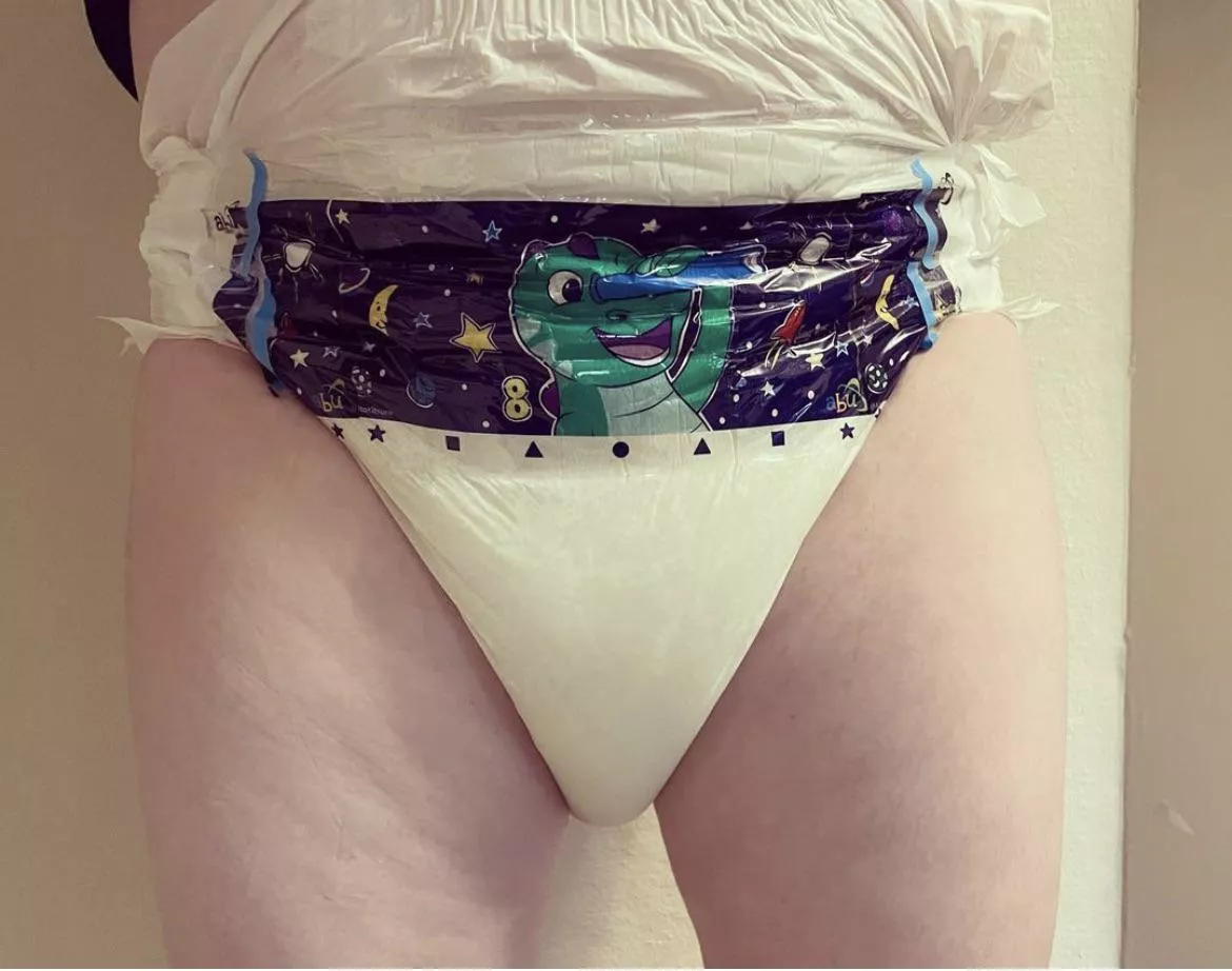 When I woke up this morning my diapey was so squishy! I think the sog monster visited me when I was sleeping.