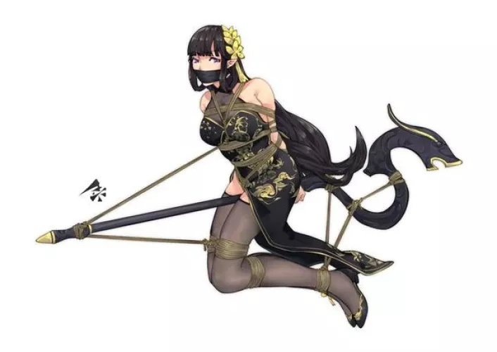 witch with magic broom