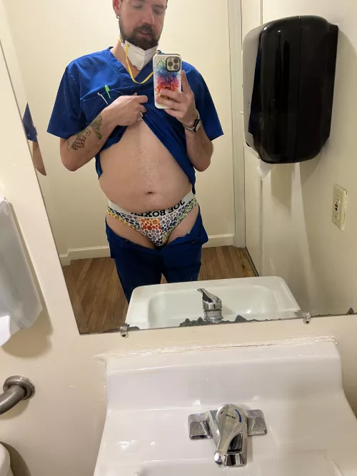 Work Bathroom Selfie