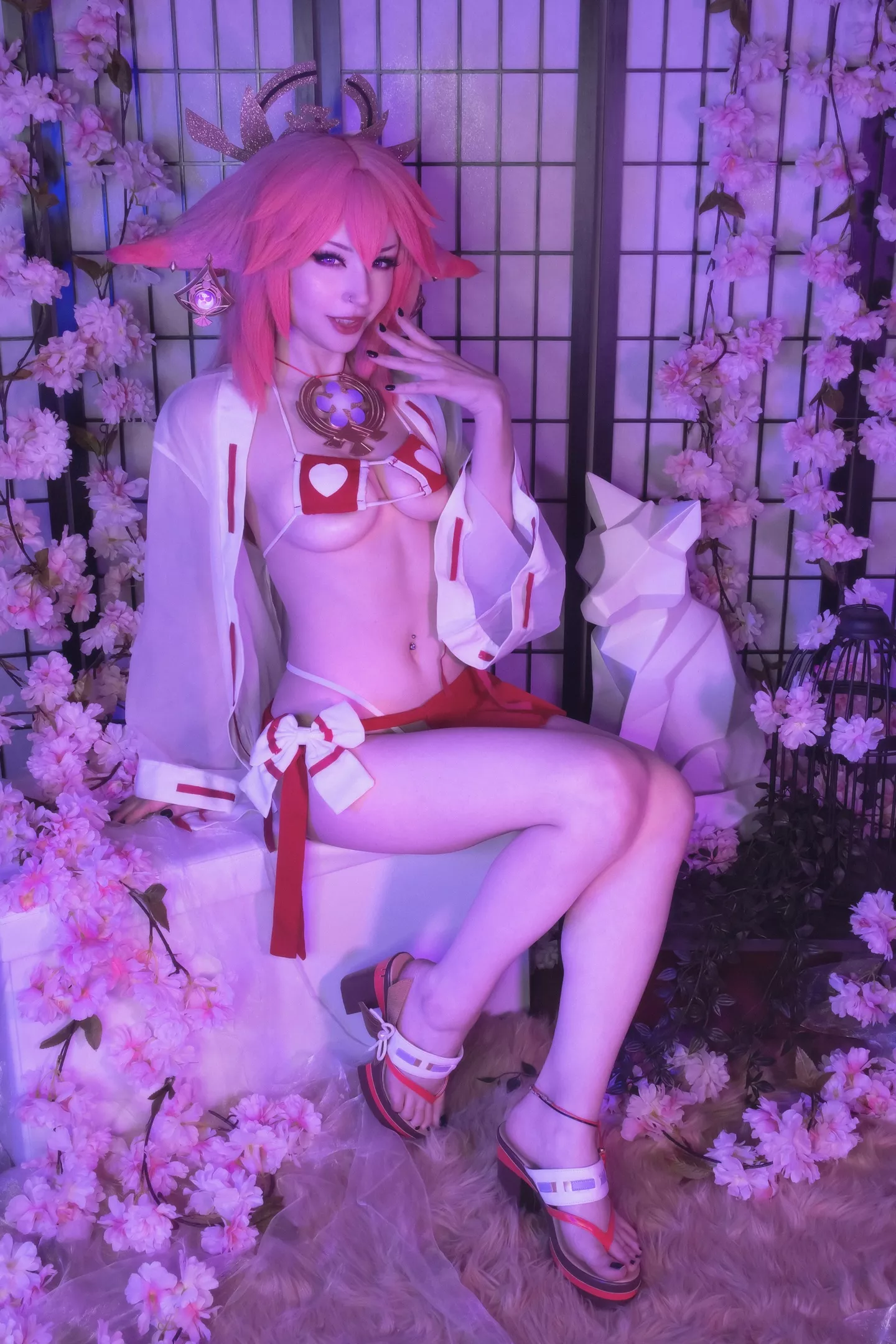 Yae Miko (Genshin Impact) by ShiroKitsune