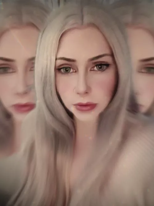 You felt compelled to help when you heard a woman calling in the dark. Right after you touched her shoulder a jolt of electricity coursed through your body. She turned around and you were caught in her captivating silver gaze. You tried to look away, but