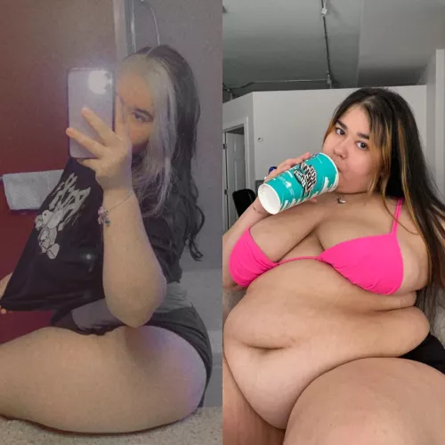 6 months & 50lbs later… 🙊