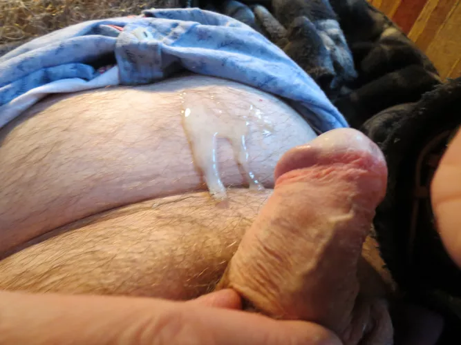 After a long edging; the tension was rising; then it happened