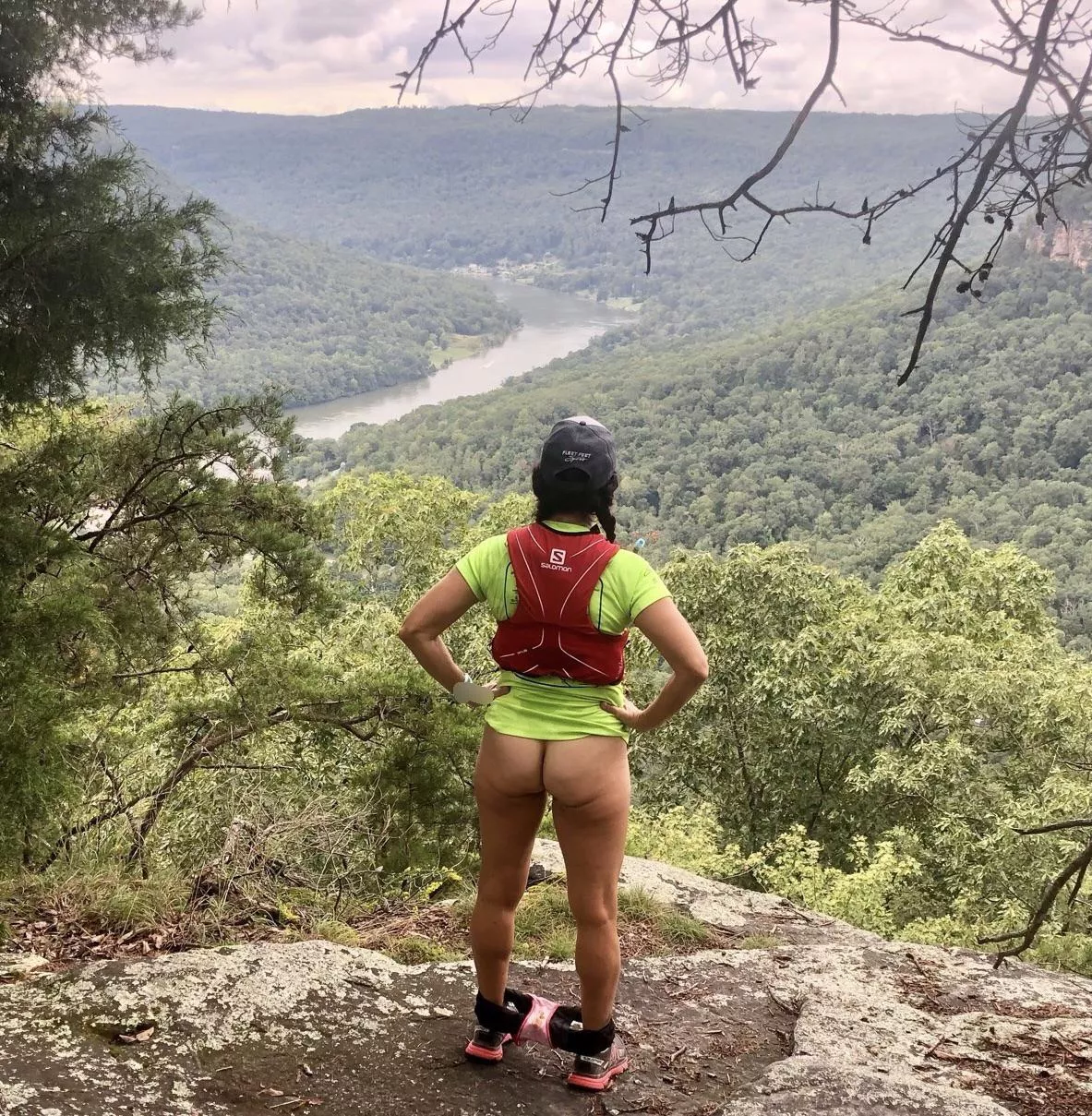 Annie (wife, 54) makes hiking so much more fun...