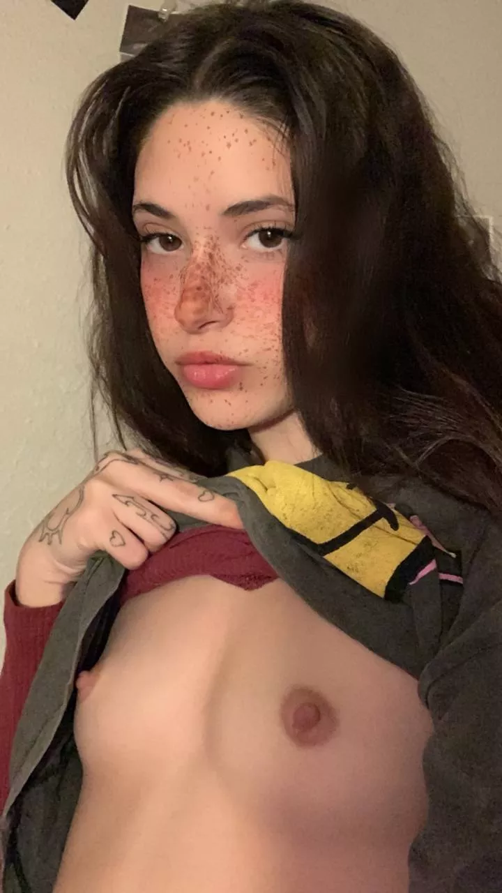 Any small boobs lovers awake? This one's for you