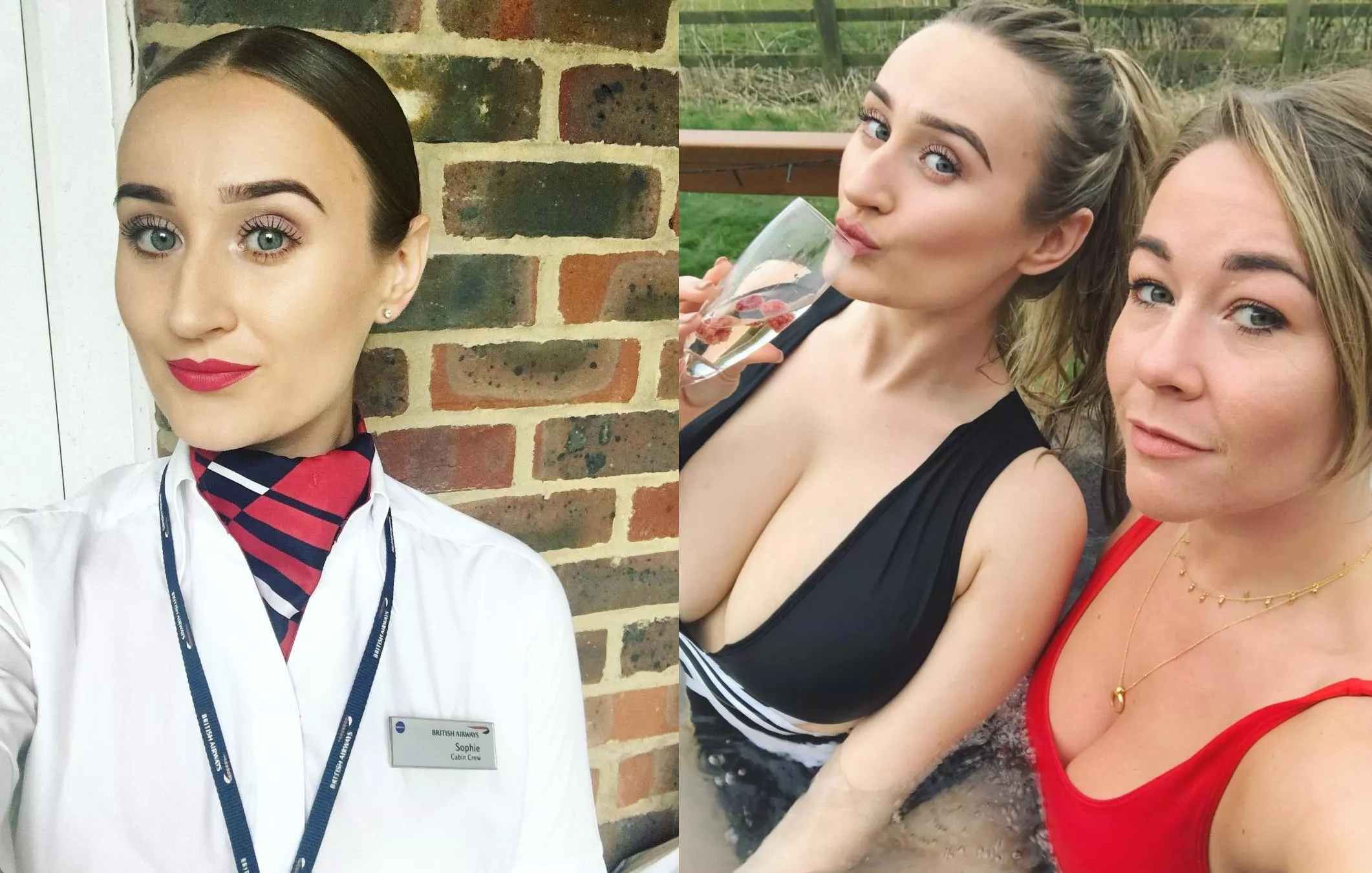 BA beauty in the jacuzzi