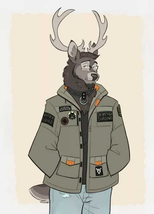 Beck (my sona) art by me (CryptidShadows) 🦌