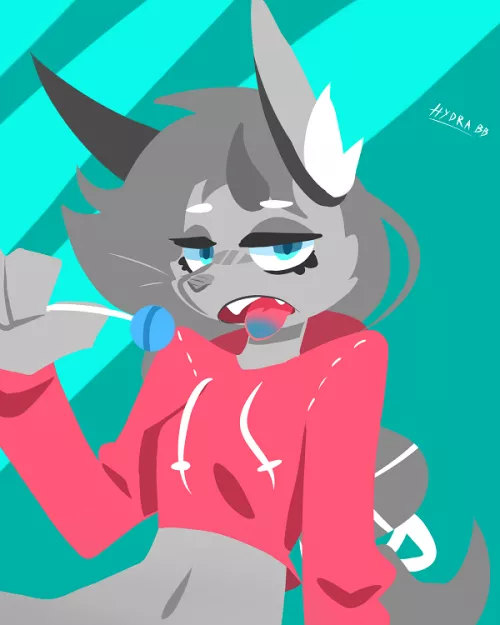 blue Tongue / art by me