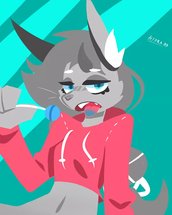 blue Tongue / art by me