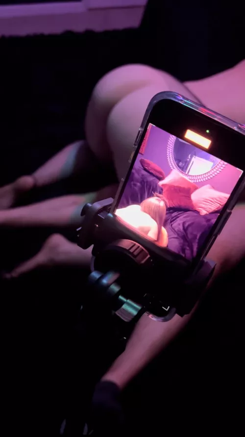 Currently getting all the angles of my naughty hotwife 🍑 🎥