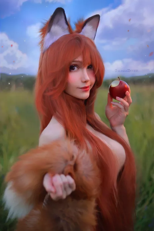 Do you want that apple from Holo Wolf by Astasiadream