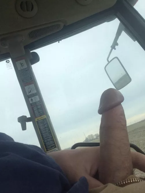 Driving with my cock out