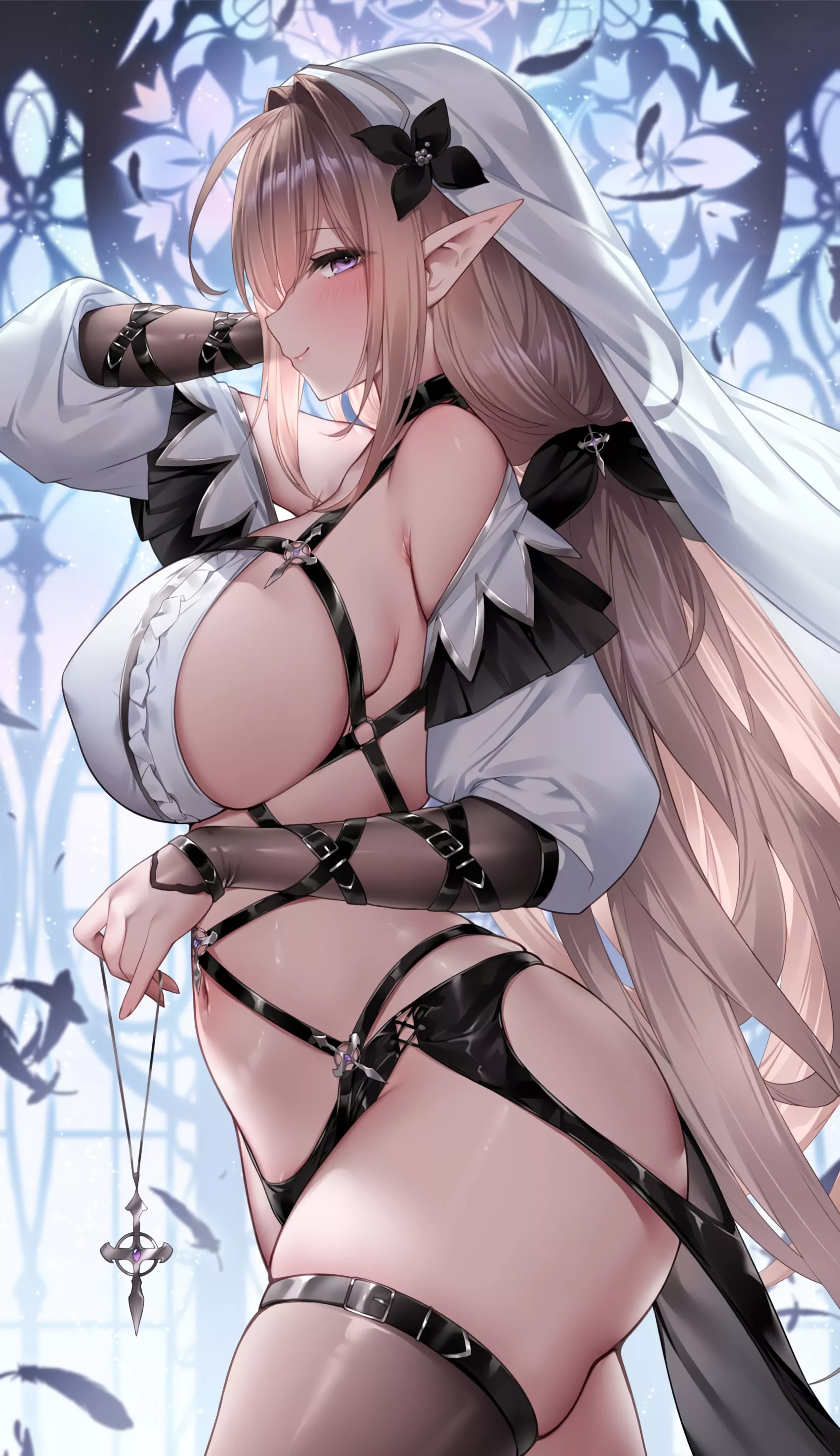 Elf Nun (sora72iro_art) [Original]