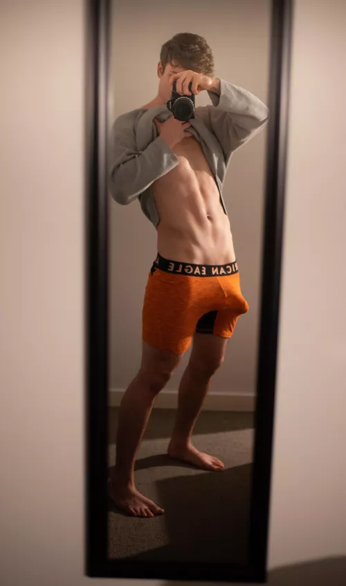 Get on your knees, peel these briefs off, and get to sucking