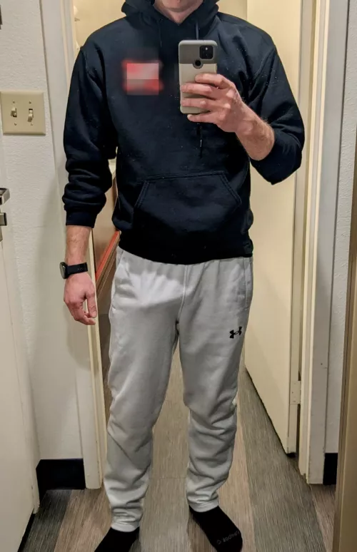 Got a new pair of pants, who's meeting me in the hotel fitness center to try them out? (36)